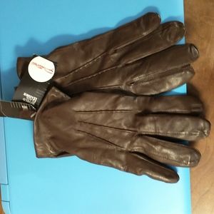 New leather gloves with Merino wool lining